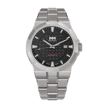 Load image into Gallery viewer, Minimax SS - Black / SS Bracelet